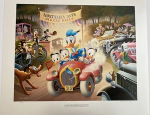 Carl Barks A 1934 Belchfire Runabout - Regular Edition Lithograph #130/345 - Picture 1 of 8