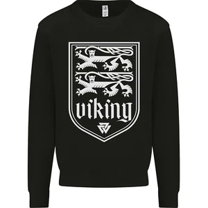 The Vikings Valknut Symbol Valhalla Löwen Herren Sweatshirt Pullover - Bild 1 von 27