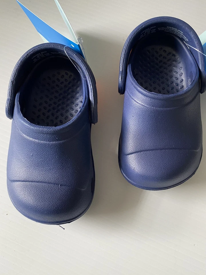 Zapatos zueco sin cordones Stride Rite para niños talla 4M iluminados azul marino naranja nuevos ENVÍO GRATUITO Foto 1 de 4