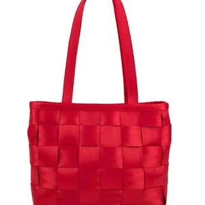 Harveys Seatbelt Bag – Large Scarlet Red Tote (11”x17”) – Retro Cool with normal - Picture 1 of 8