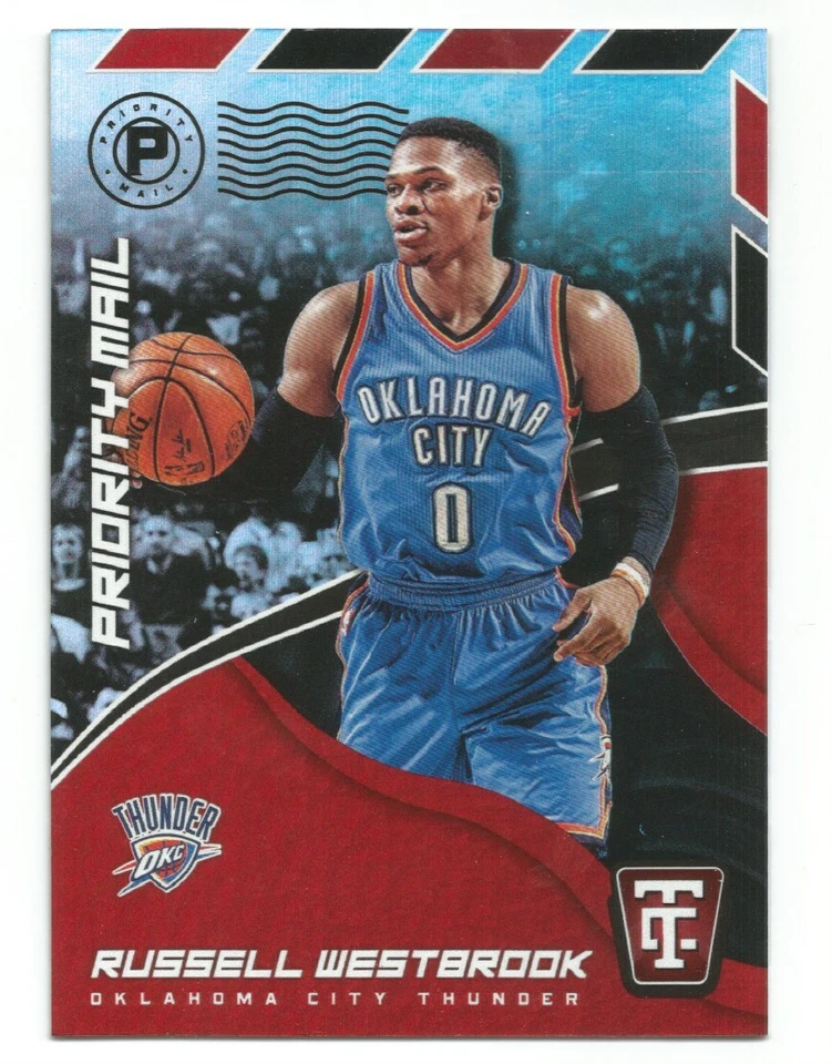 2017-18 Panini Totally Certified Russell Westbrook Priority Mail #3 OKC THUNDER - Image 1 of 1