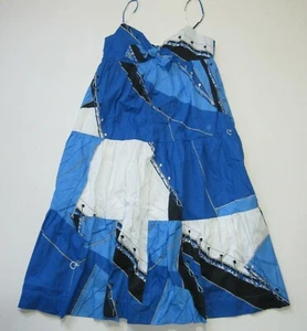 NWT J.Crew Tie-front Cotton Poplin Midi in Blue Ratti® Regatta Print Dress 6 - Picture 1 of 6