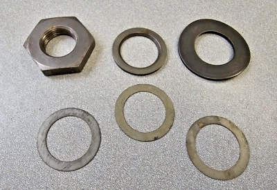 BONITO KIT DE 6 PIEZAS ARANDELA ONDULADA TUERCA ÁRBOL DE LEVAS ORIGINAL PORSCHE 911 930 914-6 Foto 1 de 4