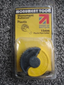 Monument 115Y MON115 AC4P Autocut Plastic Pipe Cutter 15mm - Picture 1 of 1