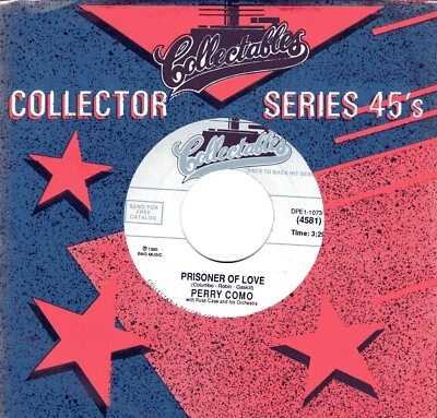 Perry Como:    Prisoner of Love / Because .. 45 RPM 4608 - Image 1 of 3