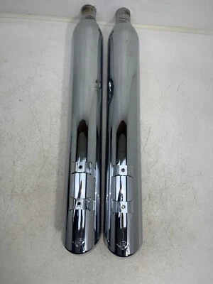 2001 HARLEY DAVIDSON FLHRCI TOURING ROAD GLIDE MUFFLER RIGHT LEFT - Image 1 of 4