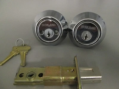 Cerrojo doble cilindro Schlage BR262 modelo descontinuado Foto 1 de 4