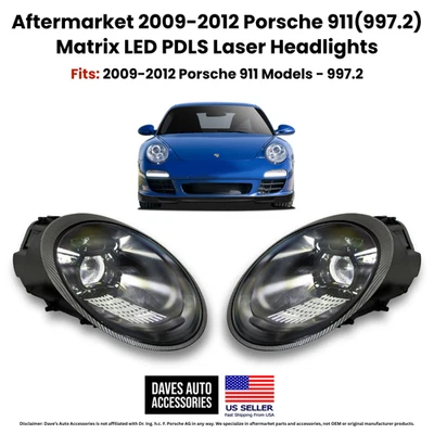 Faróis de laser 2008-2011 Porsche 911 Matrix LED PDLS 997.2 - Imagem 1 de 4