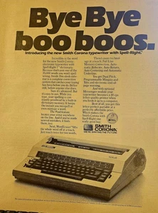 1985 Smith Corona Typewriter Spell-Right Vintage PRINT AD Collectible! (4549) - Picture 1 of 1