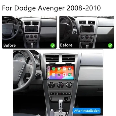 10.1'' Car Stereo Radio GPS Android 15 Carplay For 2008-2014 Dodge Avenger 2+32G — 第 1/4 张图片