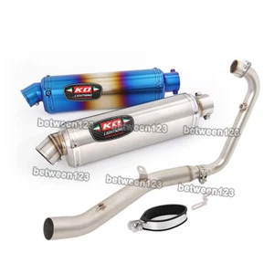 Sistema completo de tubo silenciador de escape para motocicleta Lifan KP-Mini 150 2015-2025 - Imagen 1 de 15