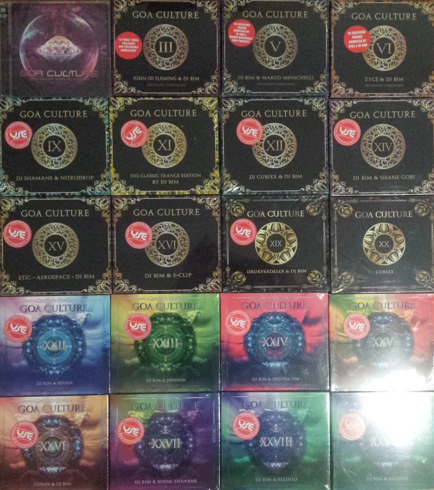 GOA CULTURE = Various Volumes Zur Auswahl = CD NEUWARE = PSY PROGRESSIVE TRANCE - Bild 1 von 1