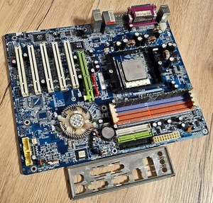 Gigabyte GA-K8NSC-939 Socket 939 AMD NVIDIA nForce3 250Gb Motherboard +CPU+RAM - Picture 1 of 13