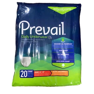 Prevail Daily Disposable Underwear Medium Extra 20 Ct One Pack - Picture 1 of 2