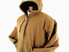Brazos work force jacket Men's XL Brown Hooded -heavy weight insulated