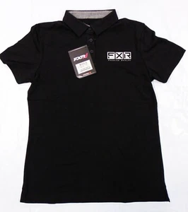 FXR Women's Medium Black Evo Tech Polo Shirt M Medium 211444-1300-10 Clearance - Picture 1 of 2
