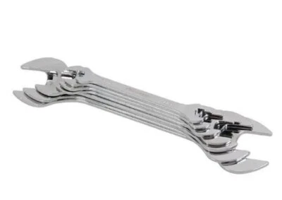 ULTRA THIN FLAT Slim 3mm Double Open Ended Spanner/Wrench Set 6mm-23mm Metric - Image 1 of 3