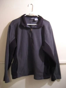 mens ATHLETIC WORKS jacket, 1/4 zip fleece size large 42/44 - Picture 1 of 5