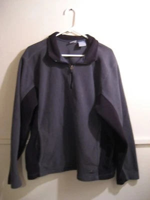 mens ATHLETIC WORKS jacket, 1/4 zip fleece size large 42/44 - Image 1 of 4