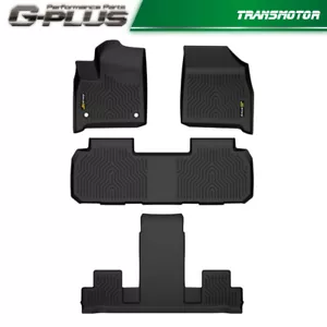 All Weather TPE Floor Mats Fit For 2018-2025 Chevy Traverse 7 Seat Rubber Liners - Picture 1 of 12