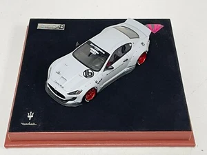 1/43 AB Models Maserati Granturismo Liberty walk Grey Custom Leather Base. 4 - Picture 1 of 7