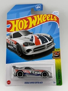 Hot Wheels 2024 Dodge Viper SRT10 ACR Silver 241/250 - HW Exotics 10/10 - New - Picture 1 of 6