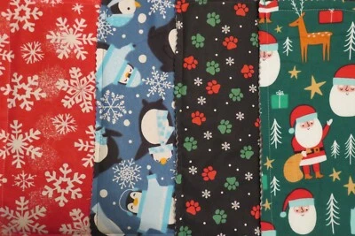 G & M CREATIONS Christmas catnip mats/blankets- Handmade 12" cat toys with dried catnip