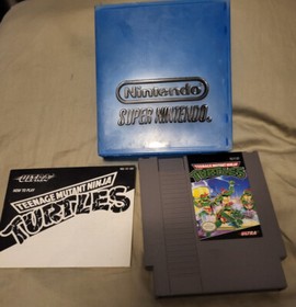NES Teenage Mutant Ninja Turtles: Game, Protective Case and Instructions