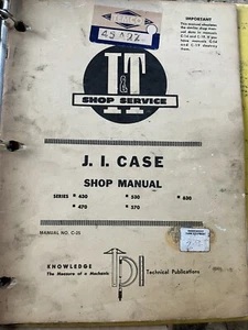 Case 430 530 630 470 570 OT Manual Used Good Condition - Picture 1 of 2