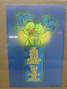 SE IL SOLE HAS SBIADITO VIA, PROVERÒ A FARLO BRILLARE KERSTEN POSTER VINTAGE CNG2954 - Foto 1 di 3