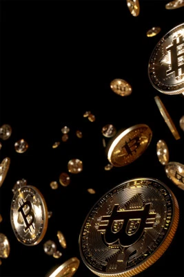 Bit Coin Digital Independent Money Print Wall Art Home Decor - POSTER 20x30 - Image 1 of 4