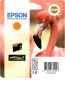 EPSON T0879 Tinte orange11.4ml Epson Stylus Photo R1900 C13T08794010 - Bild 1 von 1