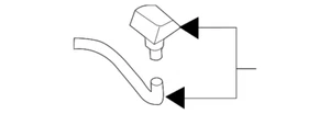 Genuine Nissan Washer Nozzle 28932-1HB1A - Picture 1 of 2