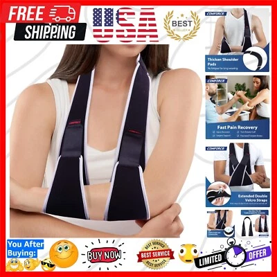 Adjustable Lightweight Arm Sling for Comfortable Shoulder Immobilization - Image 1 of 4