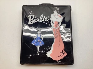 Vintage 1962 Black Vinyl Ponytail Barbie Case By Mattel - Picture 1 of 12