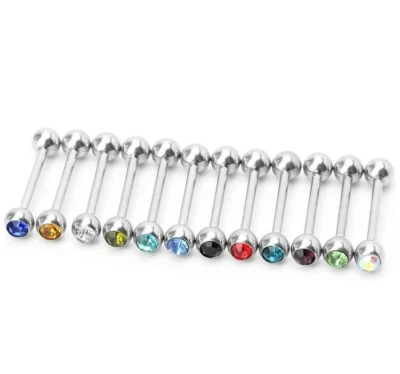 5 Pcs Piercing Bilancino Barbell in ACCIAIO CHIRURGICO 19 mm Personalizza - Immagine 1 di 4