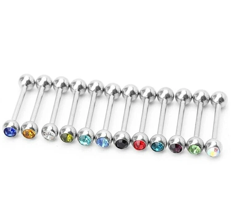 5 Pcs Piercing Bilancino Barbell in ACCIAIO CHIRURGICO 19 mm Personalizza - Immagine 1 di 4