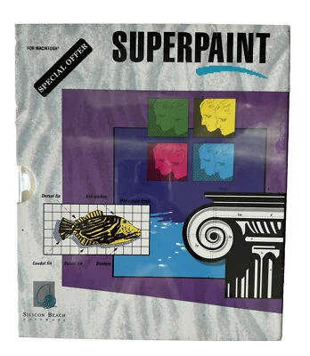 SuperPaint 2.0  Silicon Beach Software Apple Macintosh Vintage NEW SEALED - Image 1 of 4