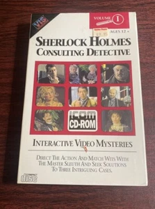 New Sealed: SHERLOCK HOLMES CONSULTING DETECTIVE Volume 1 MS DOS CD-Rom VIS - Picture 1 of 2