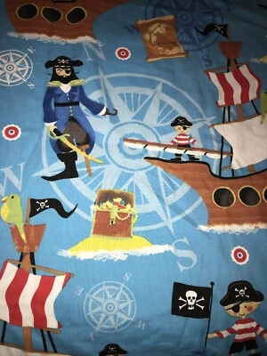 Edredón Kids Club Twin Piratas Barco Pirata Calavera Huesos Cruzados Mezcla Algodón Bonito Niños Foto 1 de 4