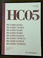 MOTOROLA HC05 MC68HC705B5 TECHNICAL DATA Manual HCMOS Microcontroller Mechanical