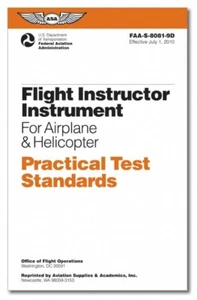Practical Test Standards Flight Instructor Instrument Airplane & Helicopter - Picture 1 of 1