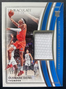 2022-23 Immaculate Collection OUSMANE DIENG RC Remarkable Rookie Jerseys /99 - Picture 1 of 2