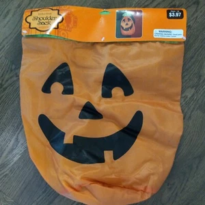 NEU KÜRBIS HALLOWEEN POLYESTER TRICK OR TREAT TASCHE SACK SCHULTERGURT - Bild 1 von 8