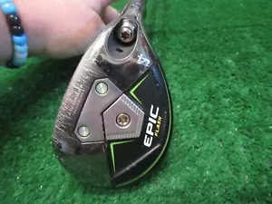 CALLAWAY EPIC FLASH 21* HYBRID 4 GOLF CLUB ALDILA 85 REGULAR GRAPHITE GOOD GRIP - Picture 1 of 9