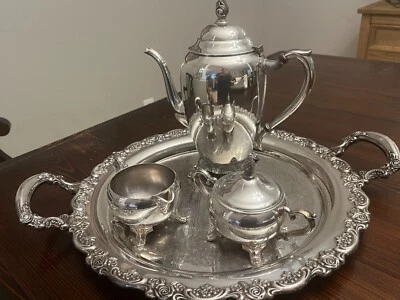 Cafeteira/chá esterlina marcada 950 libras esterlinas com peso. apx. 756 gramas.  - Imagem 1 de 4