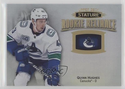 2019-20 Upper Deck Stature Rookie Reliance Quinn Hughes #RR-32 RC - Image 1 of 2