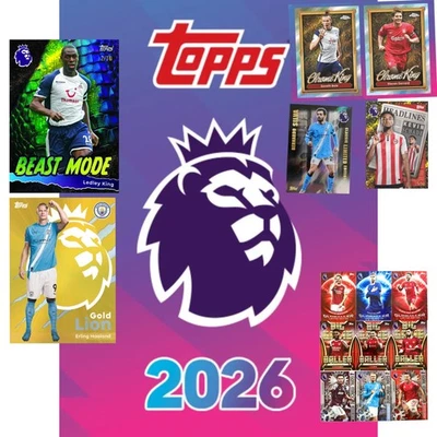 Topps Premier League 2025 2026 rare cards - Image 1 of 2