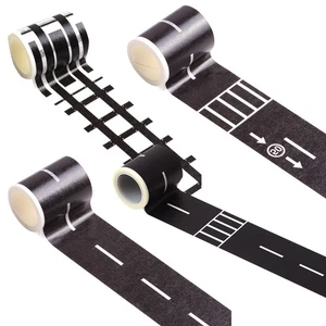 4 Rollen Papier Abdeckband Slim Washi Tape Highway Washi Tape - Bild 1 von 12