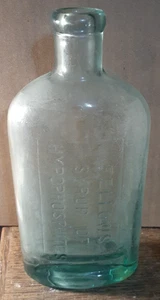 Fellows Syrup Of Hypophosphites 14 1/2 Ozs. Antique Embossed Mediucine Bottle - Picture 1 of 2